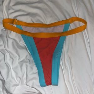 multi color bikini bottom